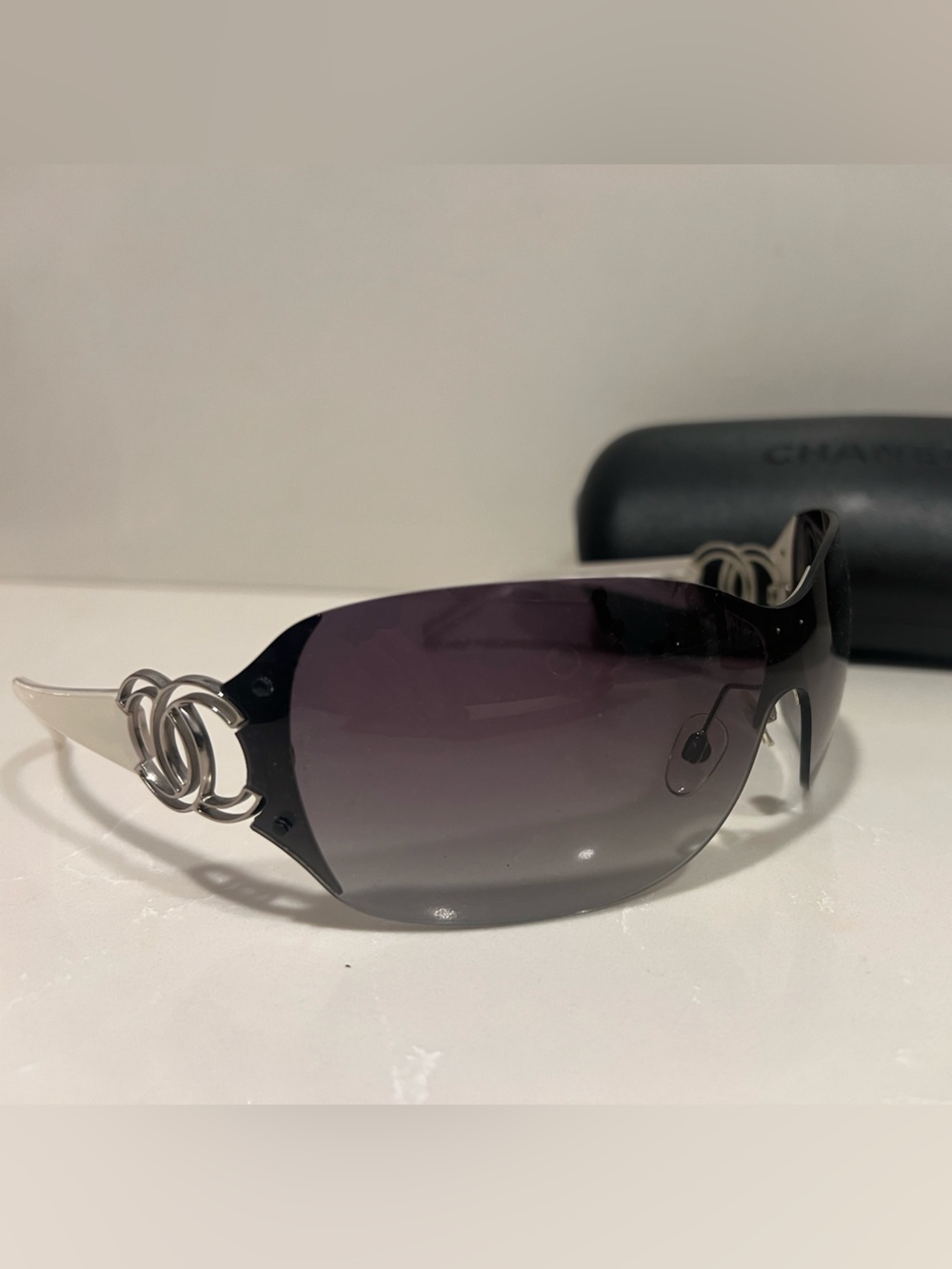 Chanel Shield Sunglasses 4147 Dark Ombre
